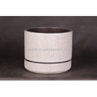 Горшок керамический белый Цилиндр - диаметр 18 см, высота 13 см, объем 2 л