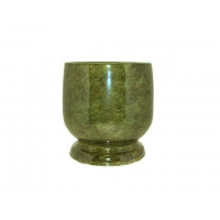 Горшок керамический зеленый Тюльпан - диаметр 22 см, высота 24см